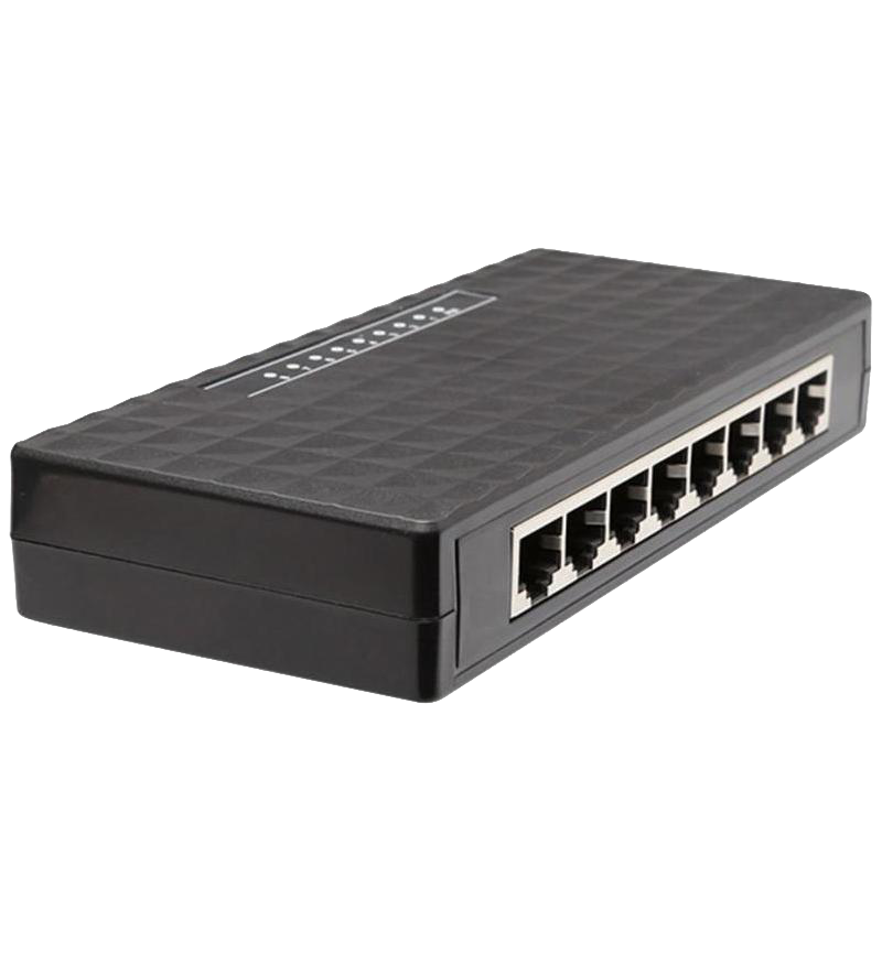 8 PORT 10/100 NETWORK SWITCH – TXE020 (NEW) – Computer World Plus