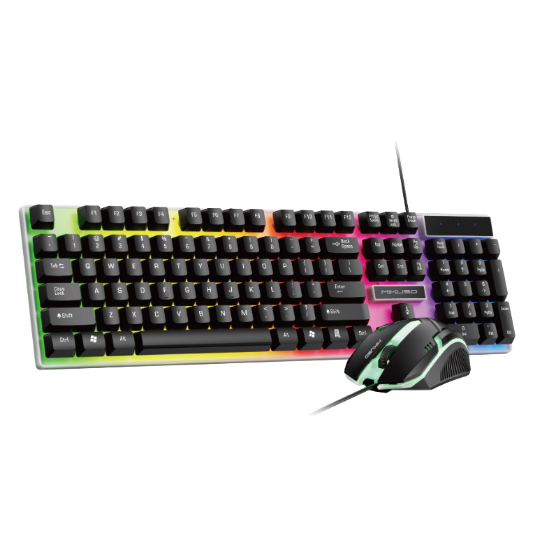 Mikuso X-Series Rgb Wired Gaming Keyboard And Mouse Set XK-01 (NEW SEALED)