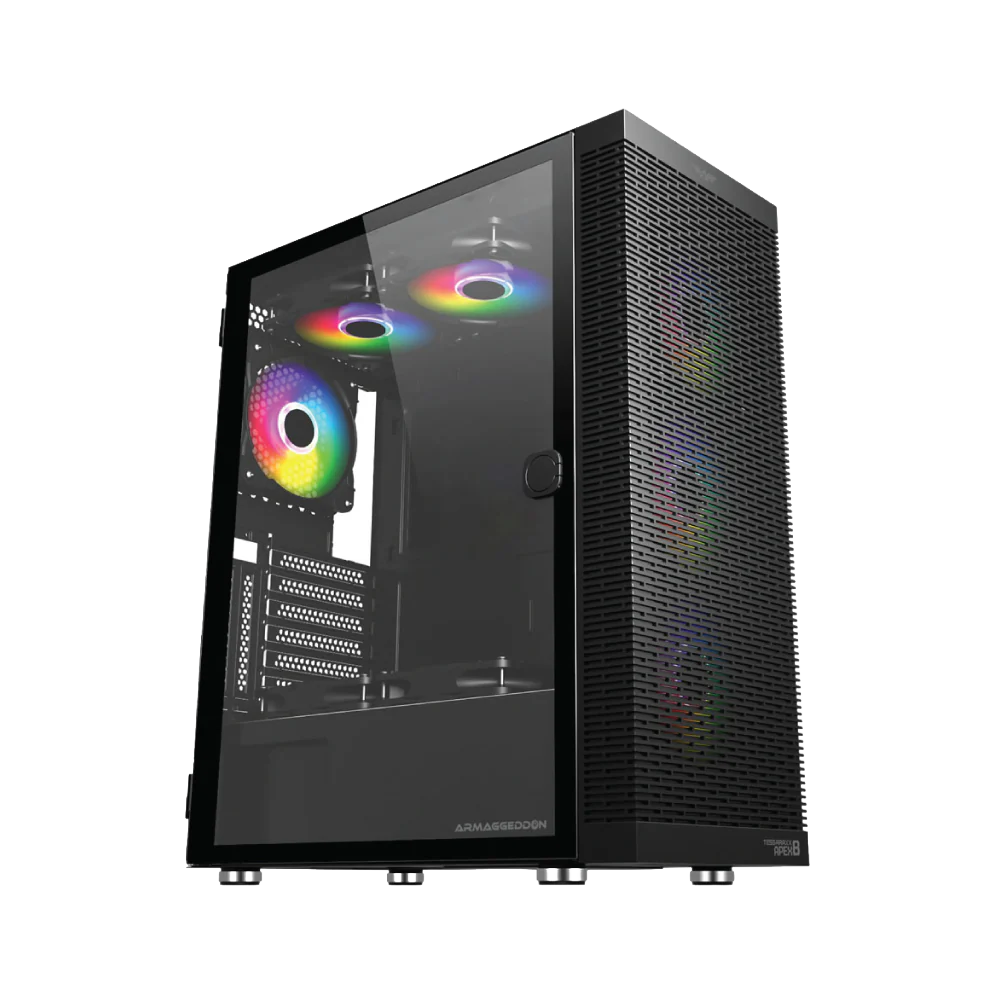 ARMAGGEDDON Tessaraxx Apex 8 Air ATX Gaming Case (NEW SEALED)