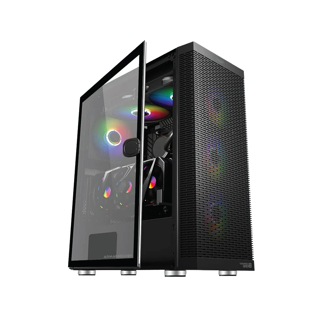 ARMAGGEDDON Tessaraxx Apex 8 Air ATX Gaming Case (NEW SEALED)