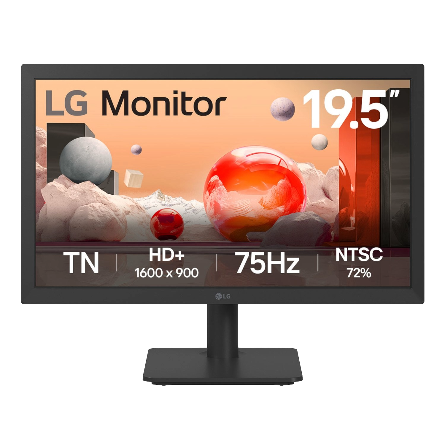 LG Essential 19.5″ WSXGA TN Monitor 75Hz (NEW SEALED)