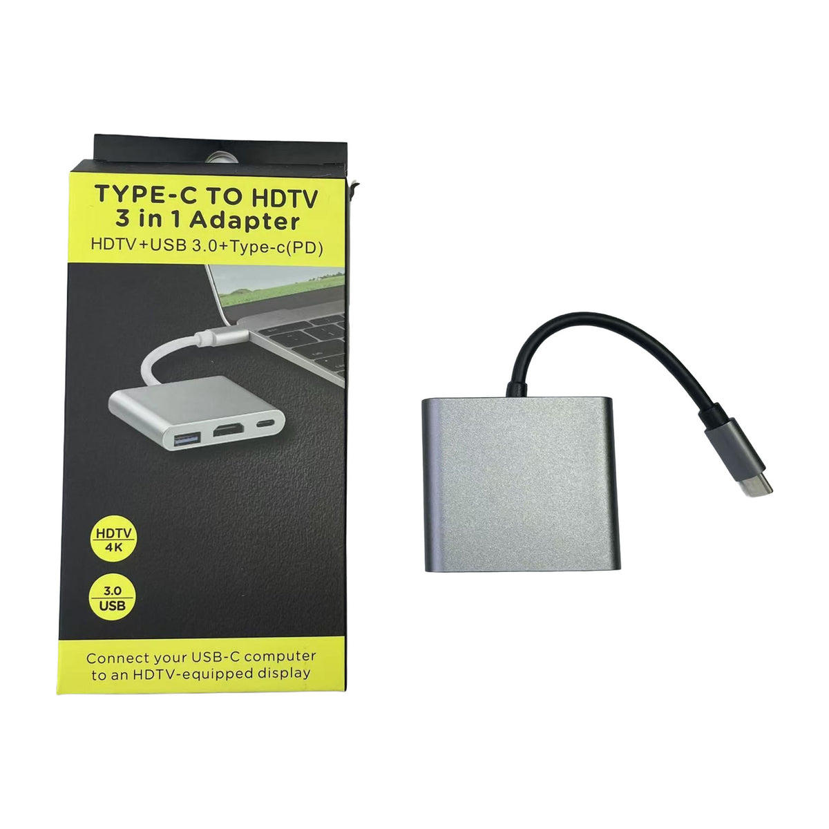 Type-C to HDTV 3-in-1 Adapter