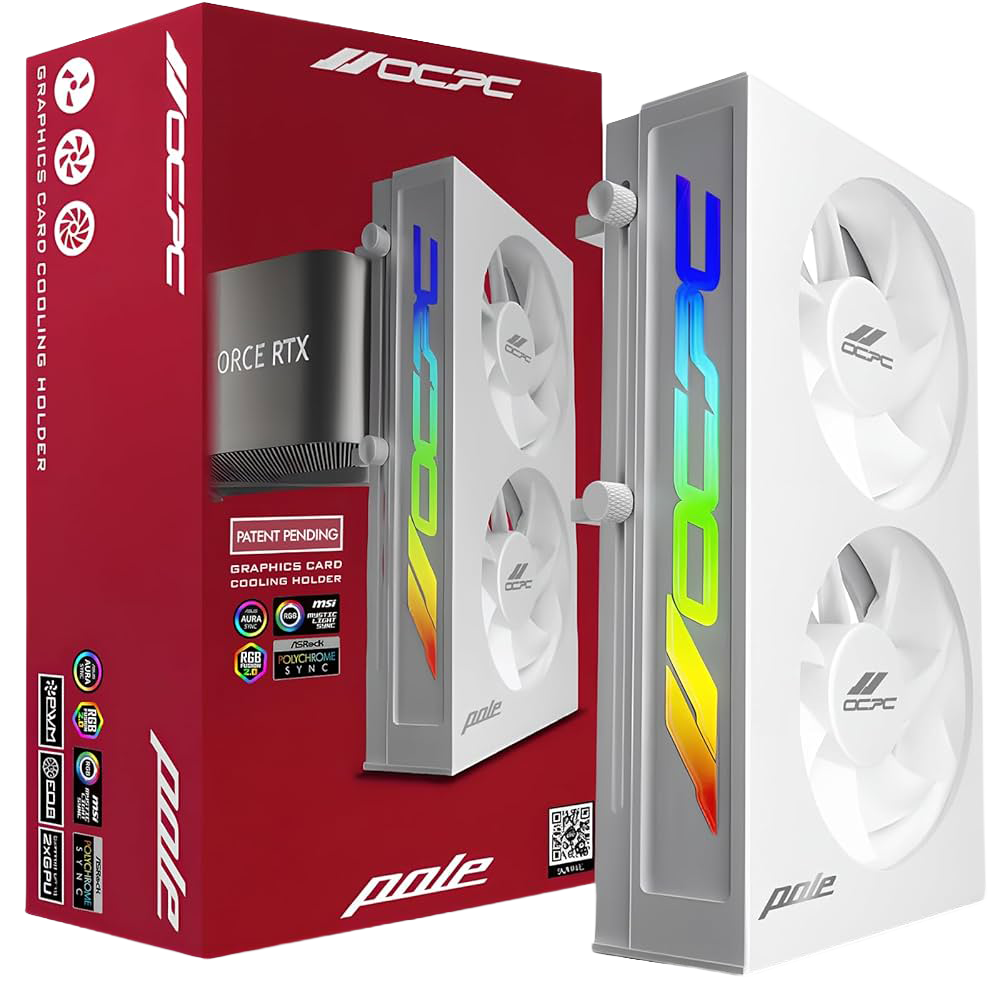 OCPC Pole P1 Graphics Card Cool Holder for up to 2 cards (NEW)