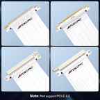 OCPC XTENDER PCI-E 3.0 Riser Cable – WHITE (NEW)