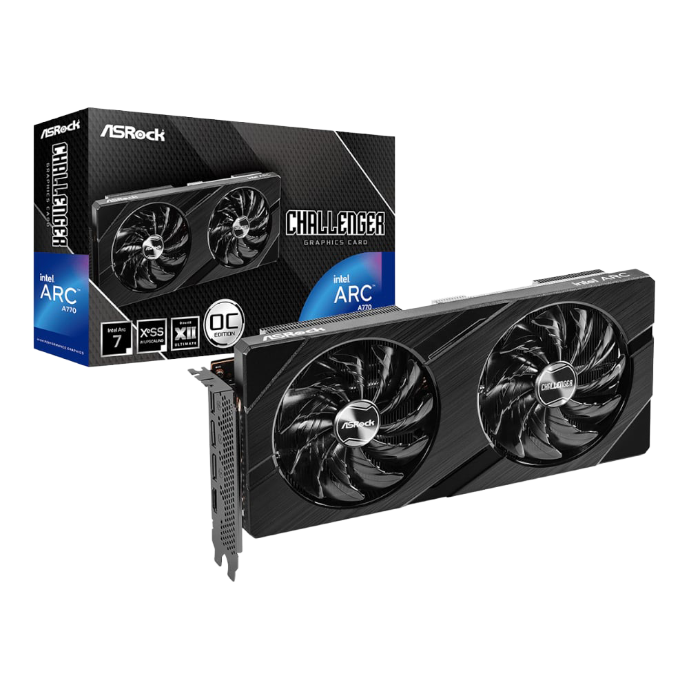 ASRock Intel Arc A770 Challenger OC 16GB GDDR6 256-BIT Graphics Card (NEW SEALED)