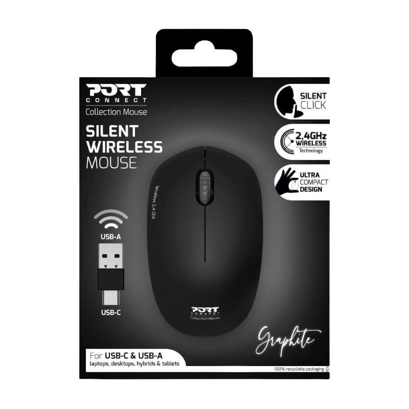 Port Connect MOUSE COLLECTION II WIRELESS 7 COLOURS (NEW SEALED)