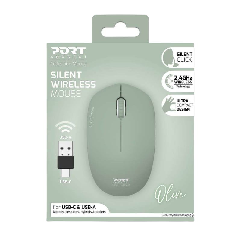 Port Connect MOUSE COLLECTION II WIRELESS 7 COLOURS (NEW SEALED)