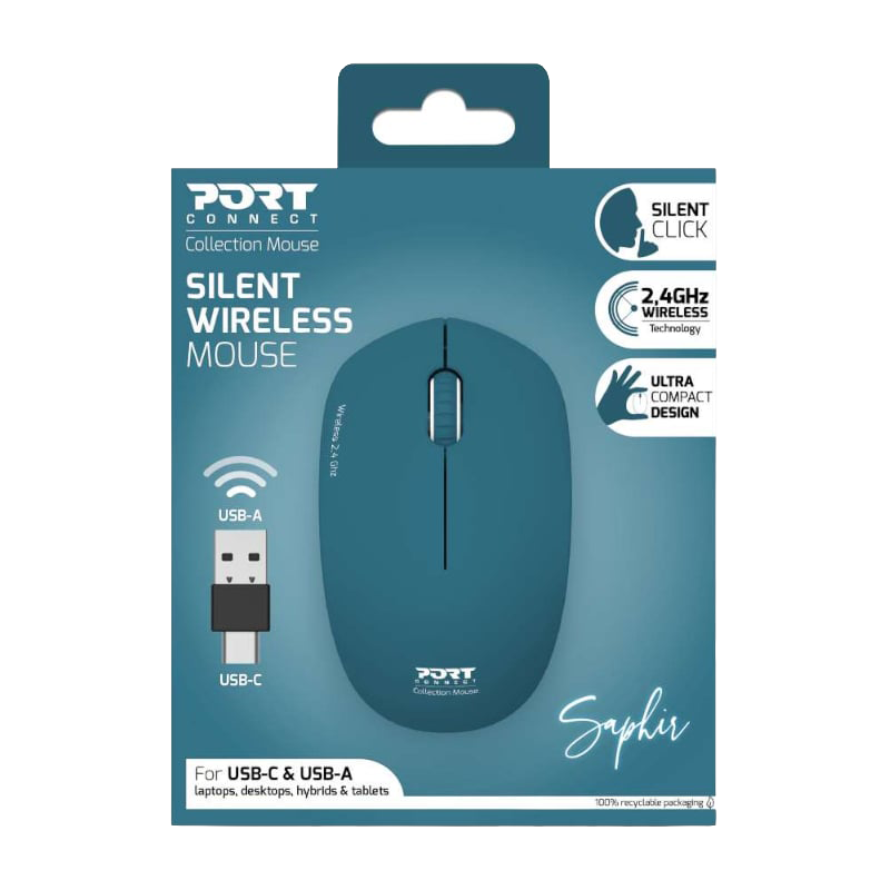 Port Connect MOUSE COLLECTION II WIRELESS 7 COLOURS (NEW SEALED)