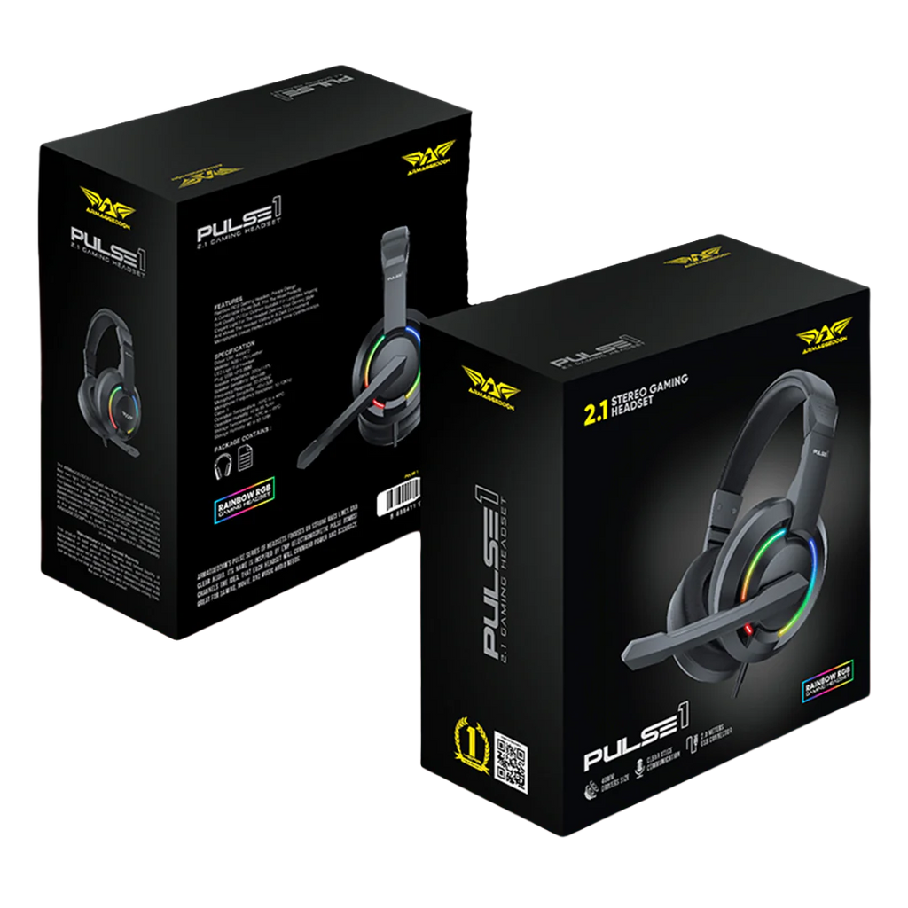 Armaggeddon Pulse 1 Chroma 2.1 Gaming Headset (NEW SEALED)