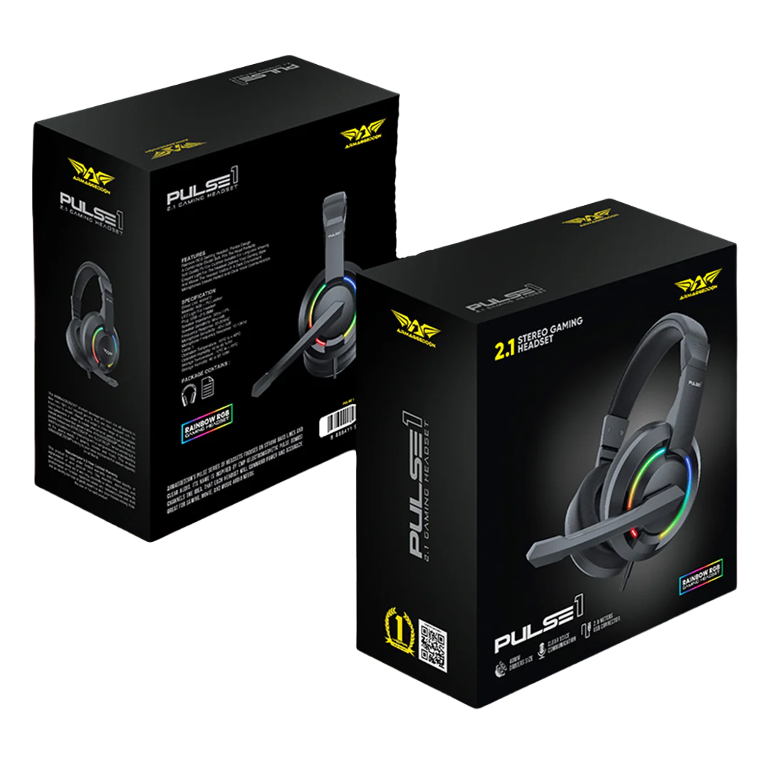 Armaggeddon Pulse 1 Chroma 2.1 Gaming Headset (NEW SEALED)