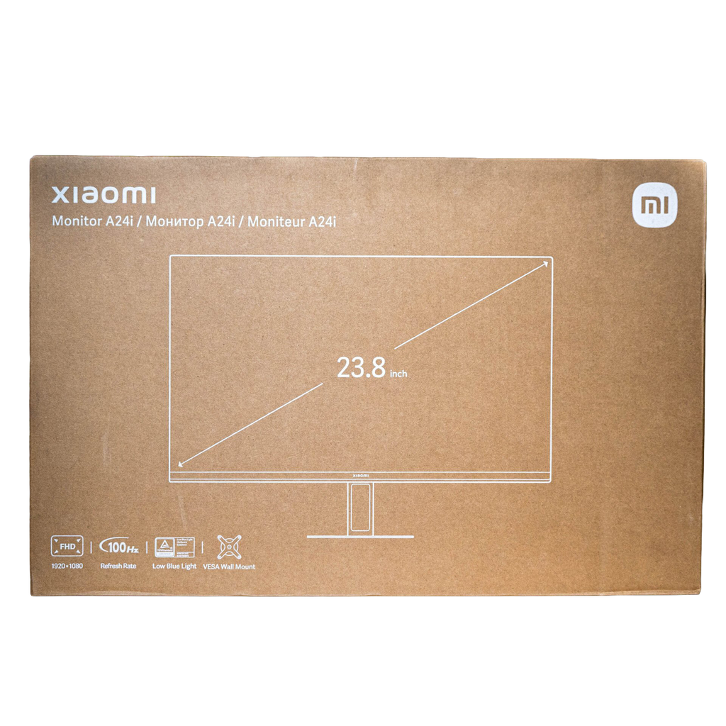 Xiaomi A24i 24″ Full HD 1080p IPS Monitor (100Hz, 6ms, 16:9, HDMI/DP, Flicker-Free, & VESA Mount) (NEW SEALED)
