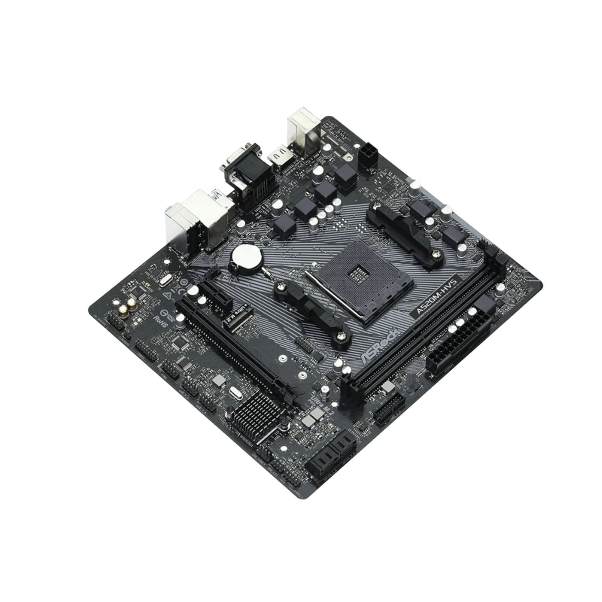 COMBO- A520M-HVS Motherboard + AMD Ryzen 5 5500 CPU [Brand New]