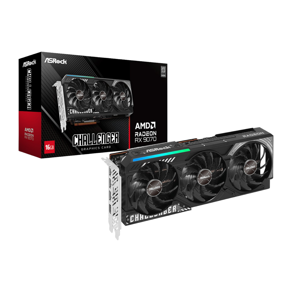 ASRock AMD Radeon RX 9070 Challenger 16GB Graphics Card (NEW SEALED)
