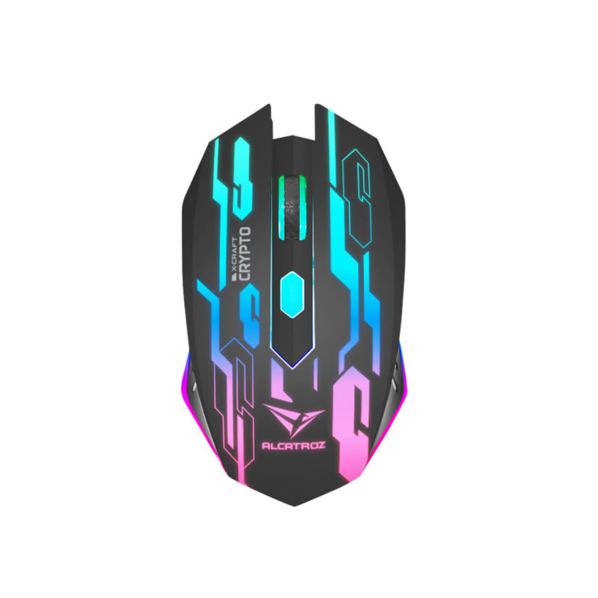 Alcatroz X-Craft Classic Gaming Mouse - Crypto