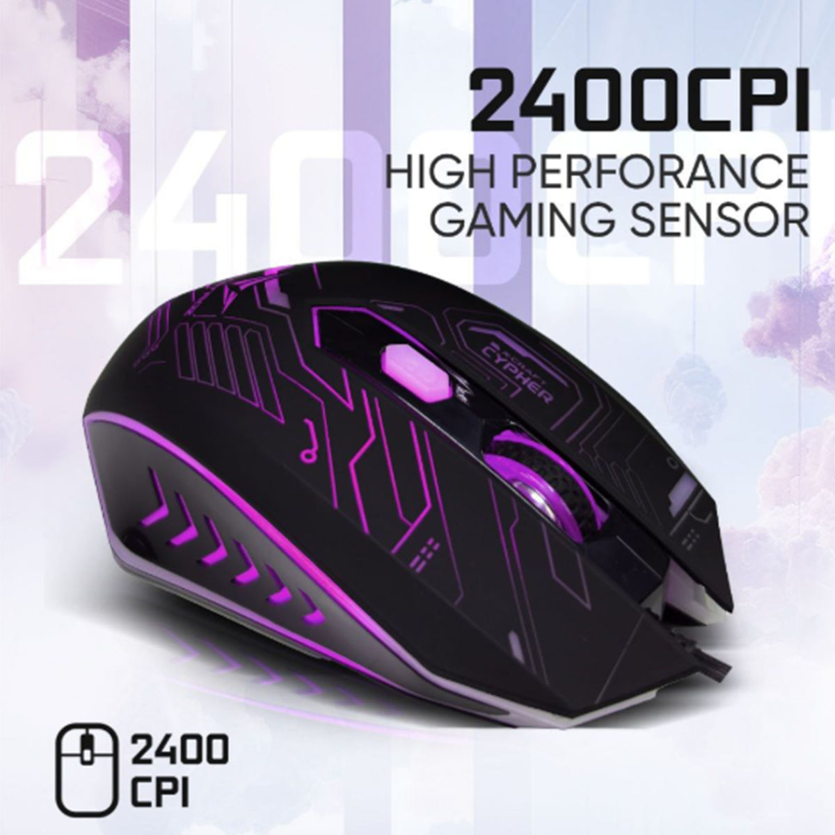 Alcatroz X-Craft Classic Gaming Mouse - Cypher
