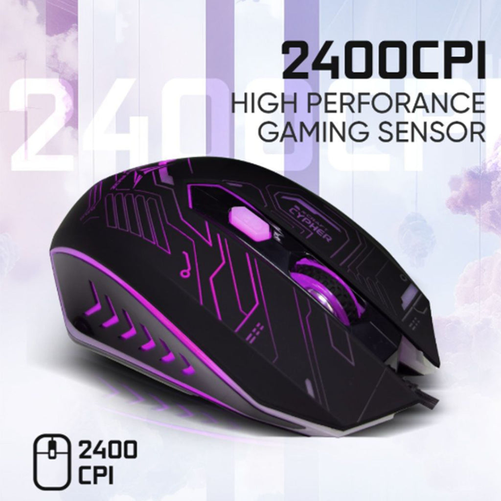 Alcatroz X-Craft Classic Gaming Mouse - Crypto