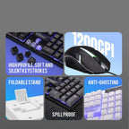 ALCATROZ X-Craft XC 1000 Gaming USB Wired Keyboard and Mouse