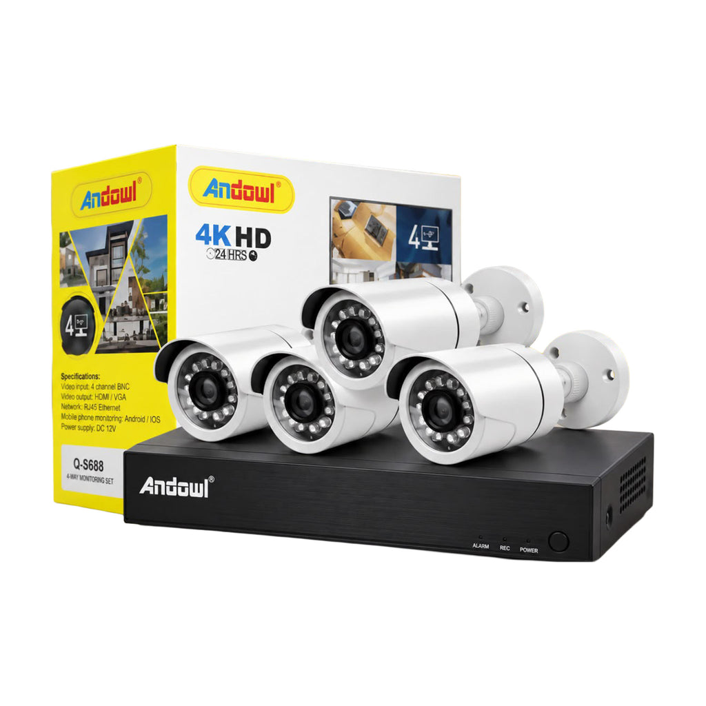 Andowl Full HD 4K Wireless Smart Camera CCTV Kit | BRAND NEW