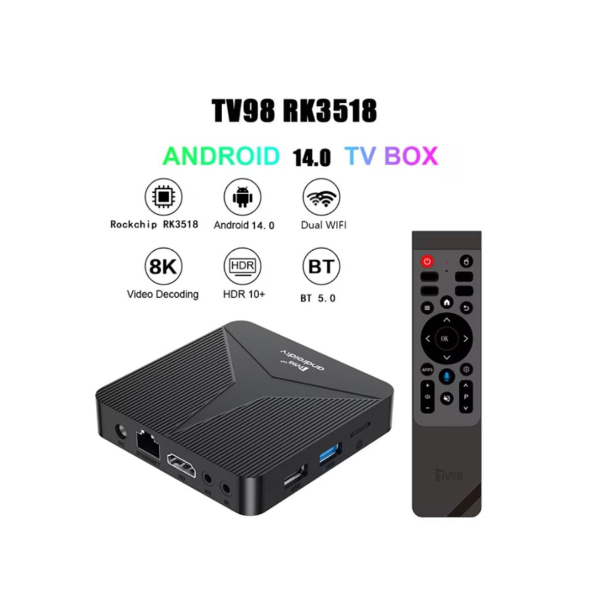 Android TV Box 8K (TV98 5G) - TV98 5G