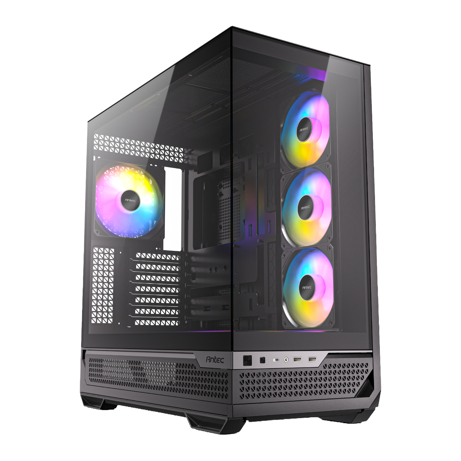 Antec C7 ARGB E-ATX Mid Tower Gaming Chassis – Black (NEW)