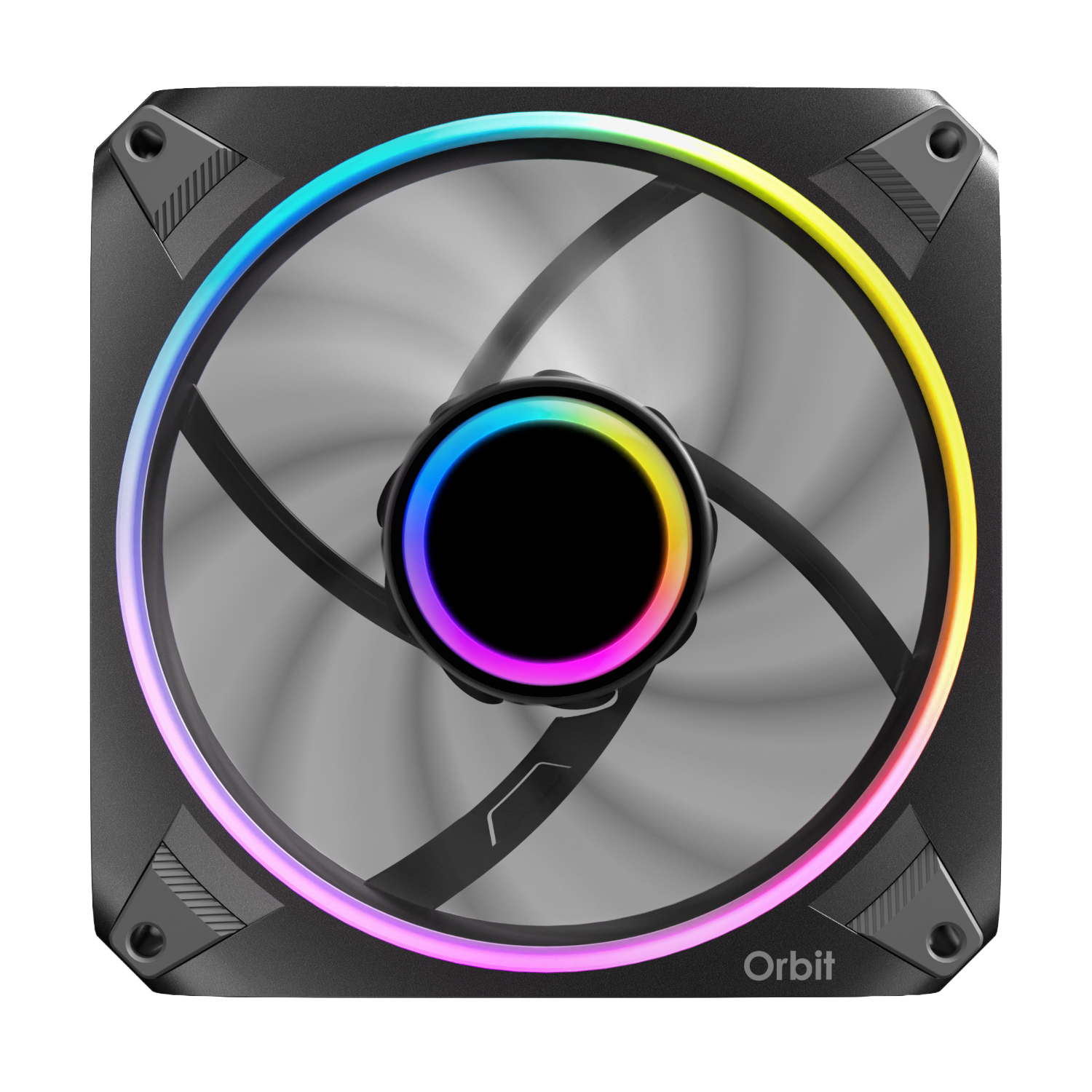 Antec ORBIT PWM 120mm 9 BLADE ARGB Fan 3 Pack – Black (NEW)