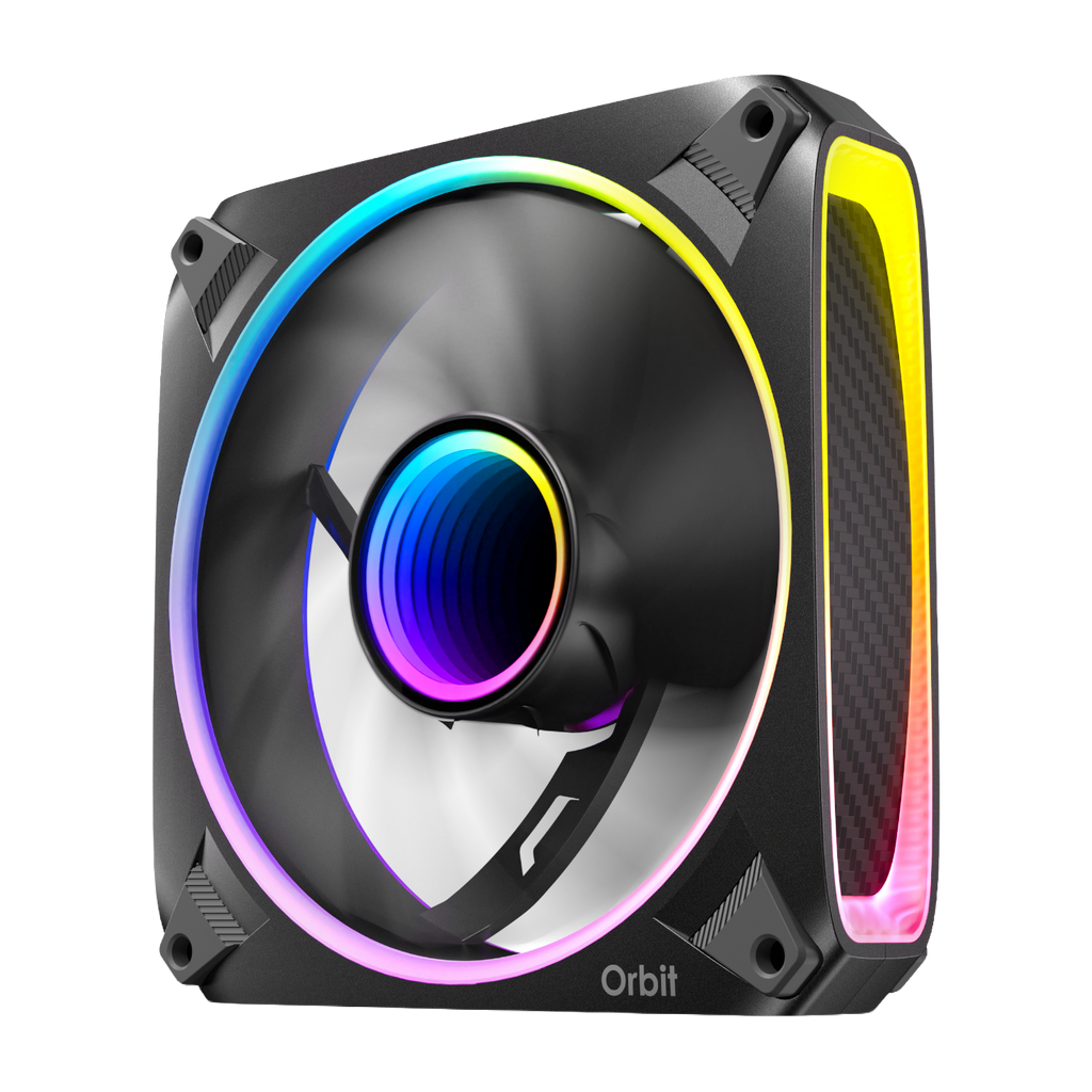 Antec ORBIT PWM 120mm 9 BLADE ARGB Fan 3 Pack – Black (NEW)