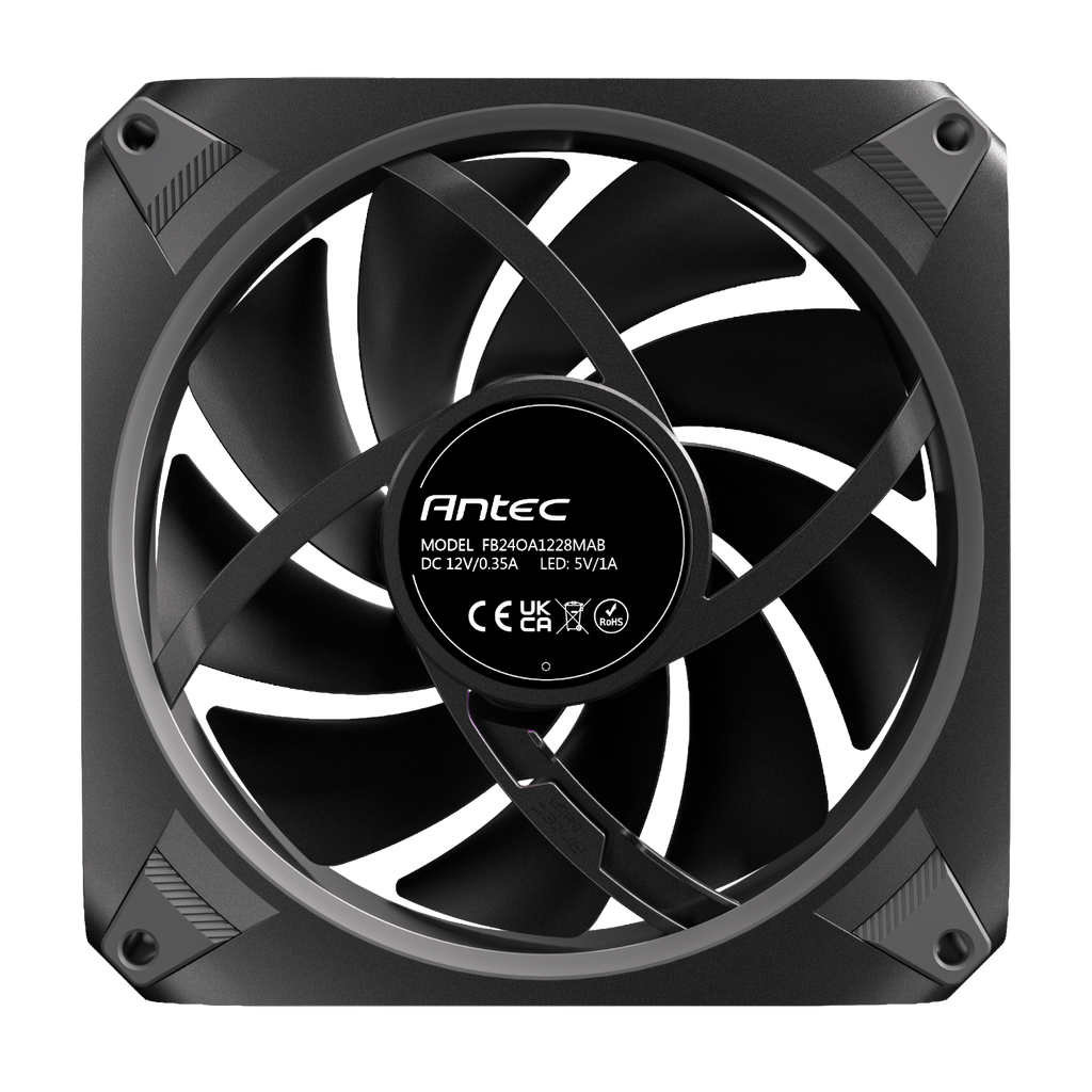 Antec ORBIT PWM 120mm 9 BLADE ARGB Fan 3 Pack – Black (NEW)