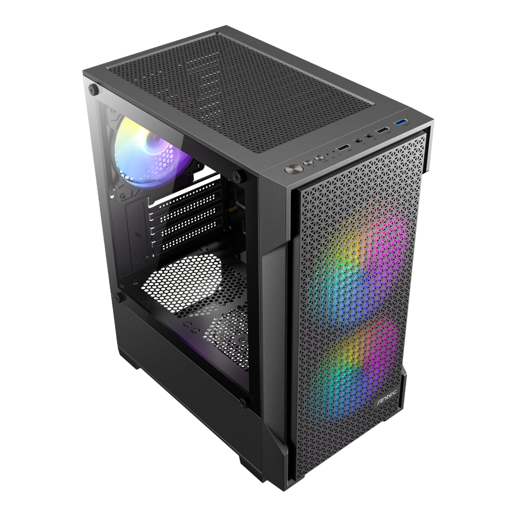Antec VX100M ARGB Micro-ATX Mini Tower Gaming Chassis