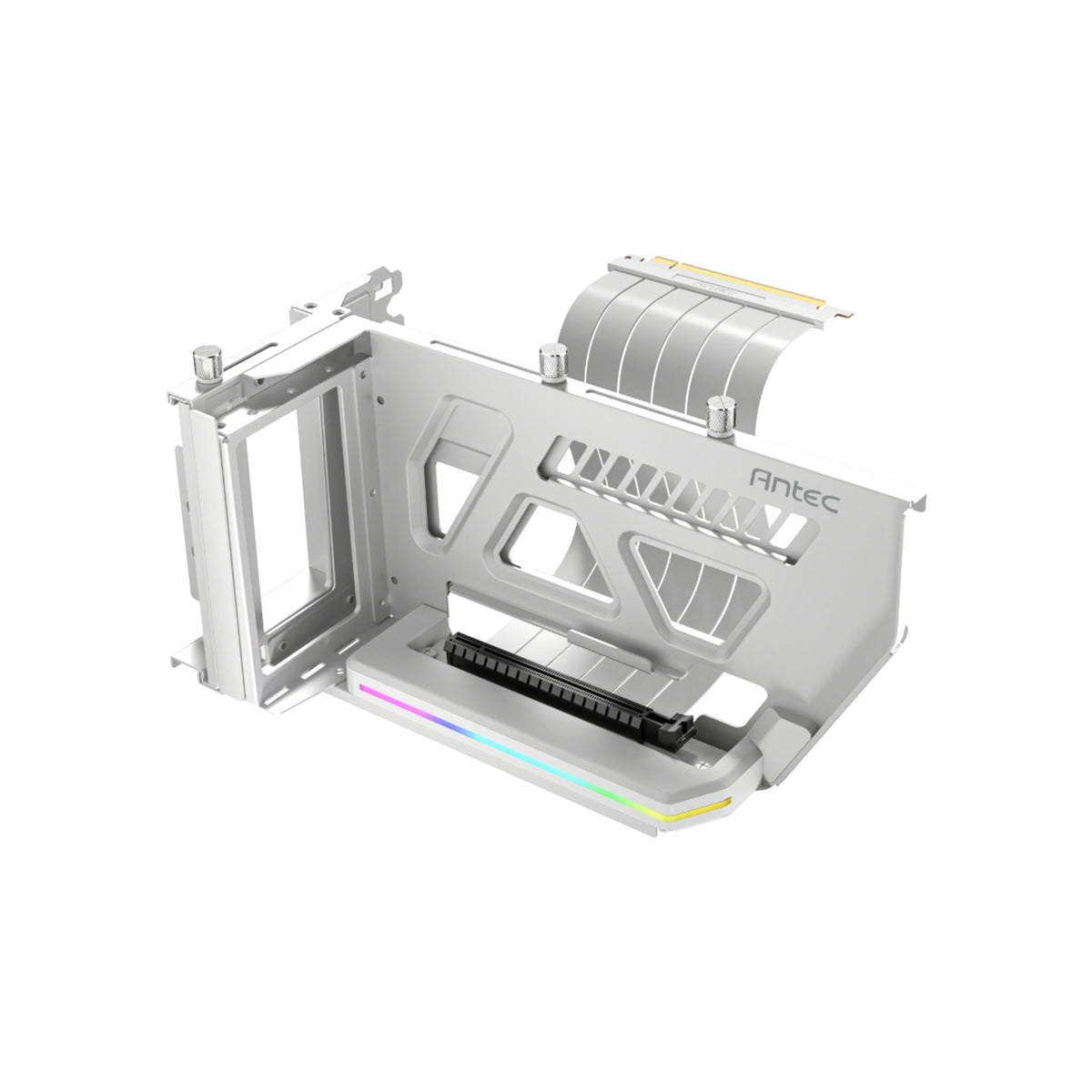 New Antec SHIFT ARGB Vertical GPU Bracket with PCIe 4.0 Riser Cable