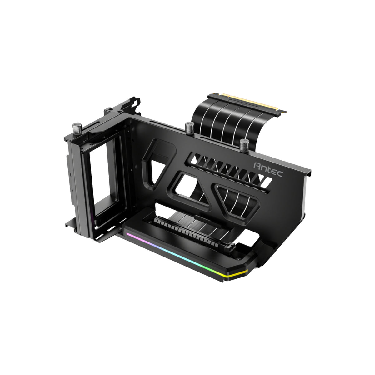 New Antec SHIFT ARGB Vertical GPU Bracket with PCIe 4.0 Riser Cable