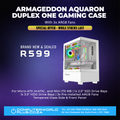 Armaggeddon Aquaron Duplex One RGB Gaming Case | x3 ARGB Fans | BRAND NEW & SEALED