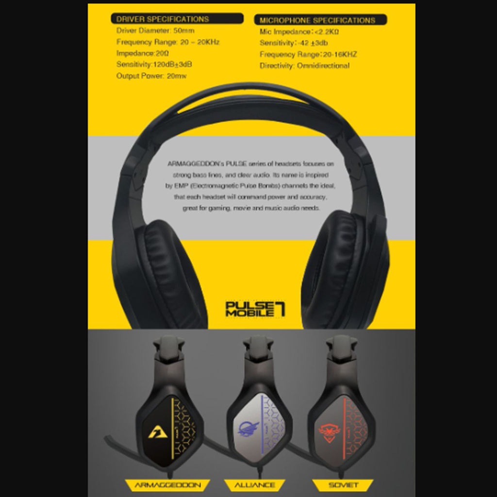 Armaggeddon PULSE 7 Mobile Gaming Headset