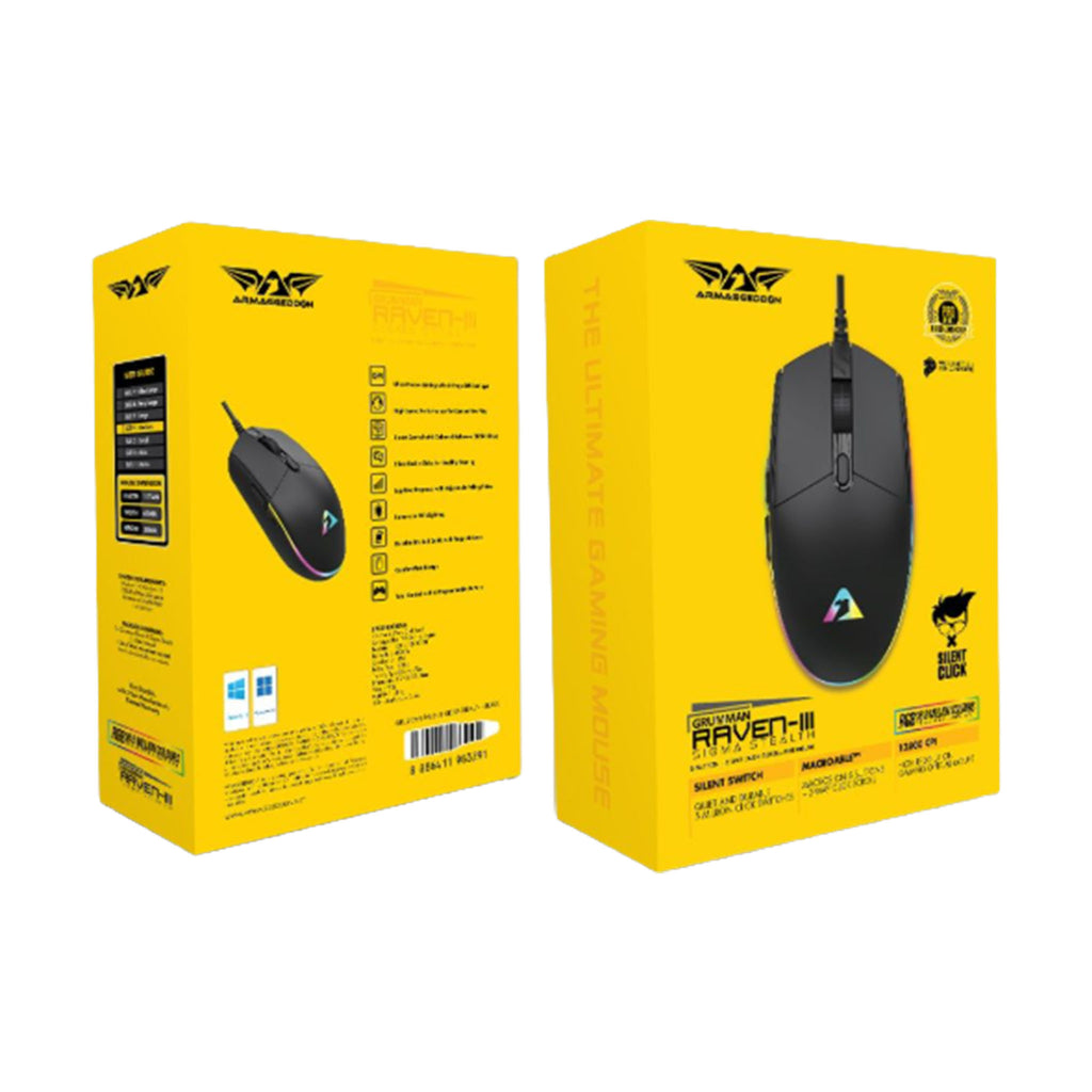 Armaggeddon Raven III Sigma Wired Gaming Mouse