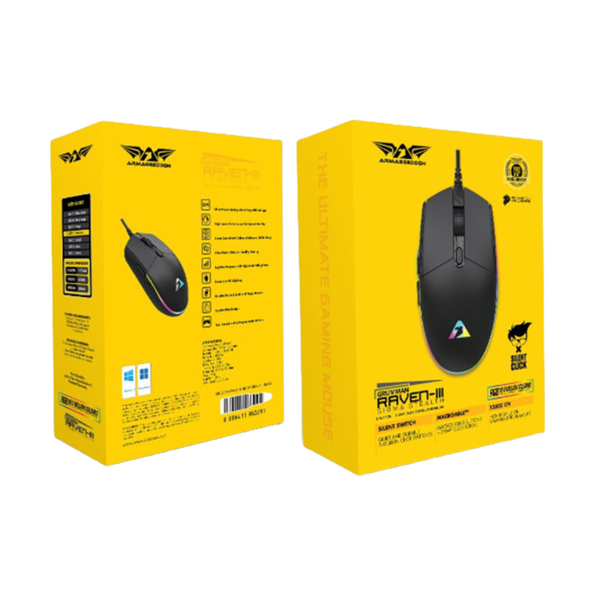 Armaggeddon Raven III Sigma Wired Gaming Mouse