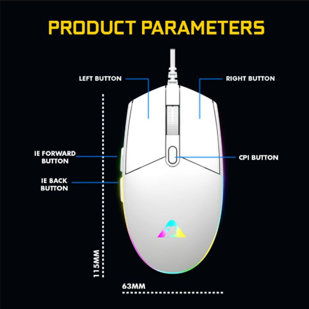 Armaggeddon Raven III Sigma Wired Gaming Mouse
