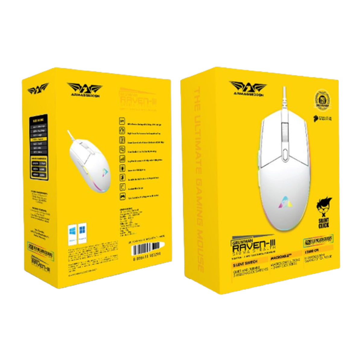 Armaggeddon Raven III Sigma Wired Gaming Mouse