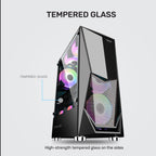 Armaggeddon Tritron 1 ATX Gaming Case | x3 ARGB Fans | BRAND NEW & SEALED