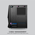 Armaggeddon Tritron 1 ATX Gaming Case | x3 ARGB Fans | BRAND NEW & SEALED