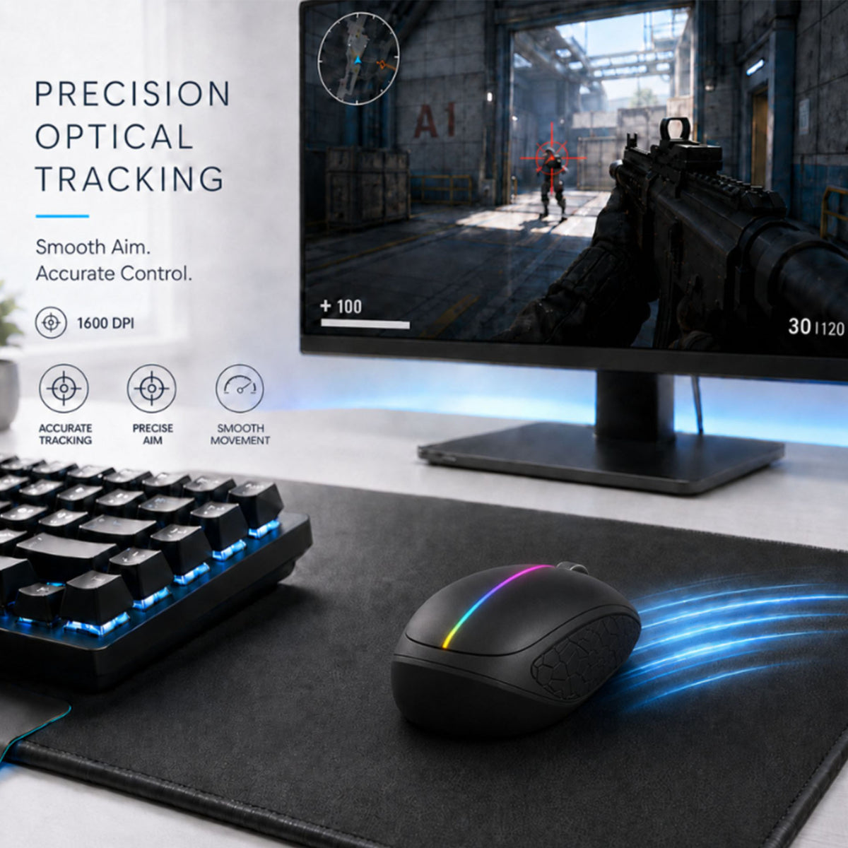 Astrum Dual Mode Rechargeable Mouse | MW30C