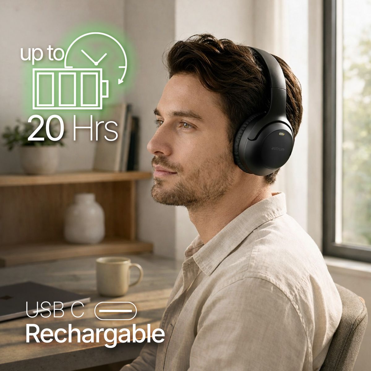 Astrum Bluetooth Wireless Headset | HT320