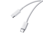 Xiaomi 3A Braided USB Type-C to USB Type-C Cable 1M – White (WHITE)