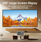 HTPNEO H86 Multimedia Smart Streaming Projector (NEW SEALED)
