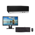 Business Combo | Refurbished Desktop PC | HP Prodesk 400 G5 SFF | Core i5 | 8GB RAM (upgradeable) | KB + Mouse and 19-inch Monitor