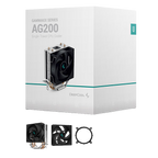 DeepCool AG200 Single-Tower CPU Air Cooler With 2X Direct Contact Copper Heatpipes (NEW SEALED)
