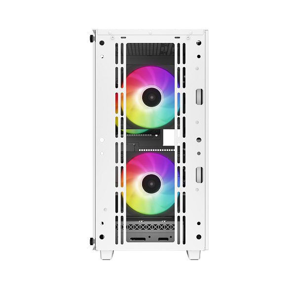 DeepCool CC360 White Micro-ATX Case With Mesh Front Panel, 3X 120mm Pre-Installed A-RGB Black Fans (NEW SEALED)