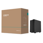 DeepCool CC560BK-V2 ATX Mid-Tower Case With 4X Pre-Installed 120mm LED Fans (NEW SEALED)