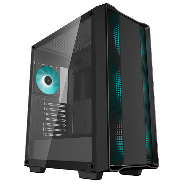 DeepCool CC560BK-V2 ATX Mid-Tower Case With 4X Pre-Installed 120mm LED Fans (NEW SEALED)
