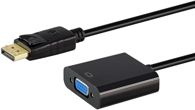 DP (M) TO VGA (F) 10CM CONVERTOR (NEW)