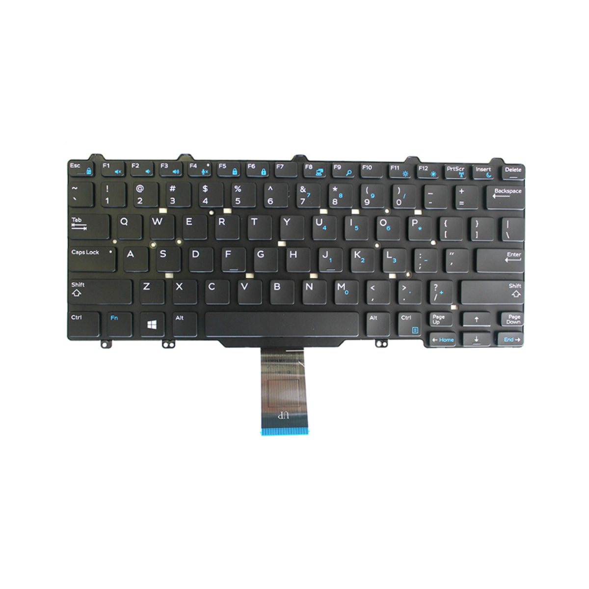 Replacement Keyboard Dell 5490 - With Pointer (KBDL5490P)