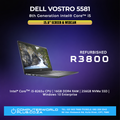 Dell Vostro 5581 Laptop| 8th Gen Core i5 | 15.6" Screen & Webcam (REFURBISHED)